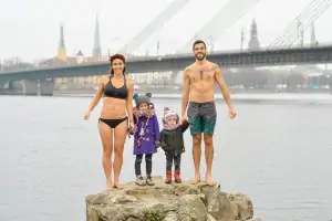 Winterbaden in Riga